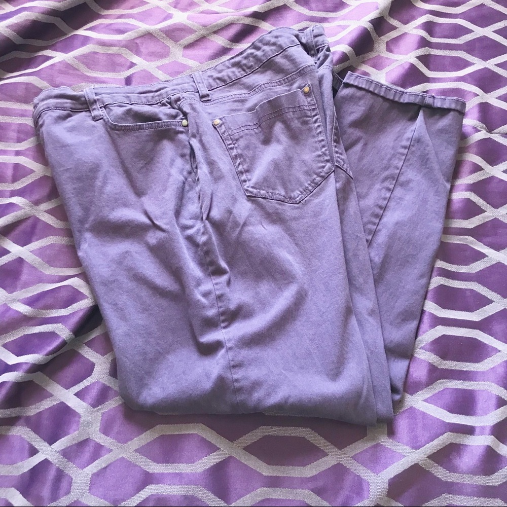 Bandolino Purple Skinny Jeans